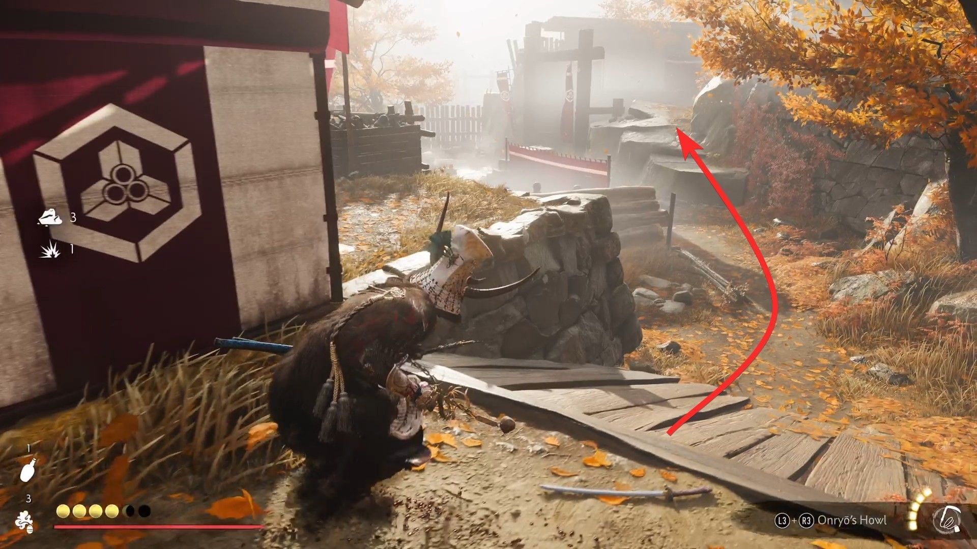 Take this path to find the required gap (Image via Sucker Punch)