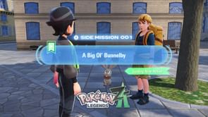 Pokemon Legends Z-A walkthrough: How to complete A Big Ol' Bunnelby (side mission)