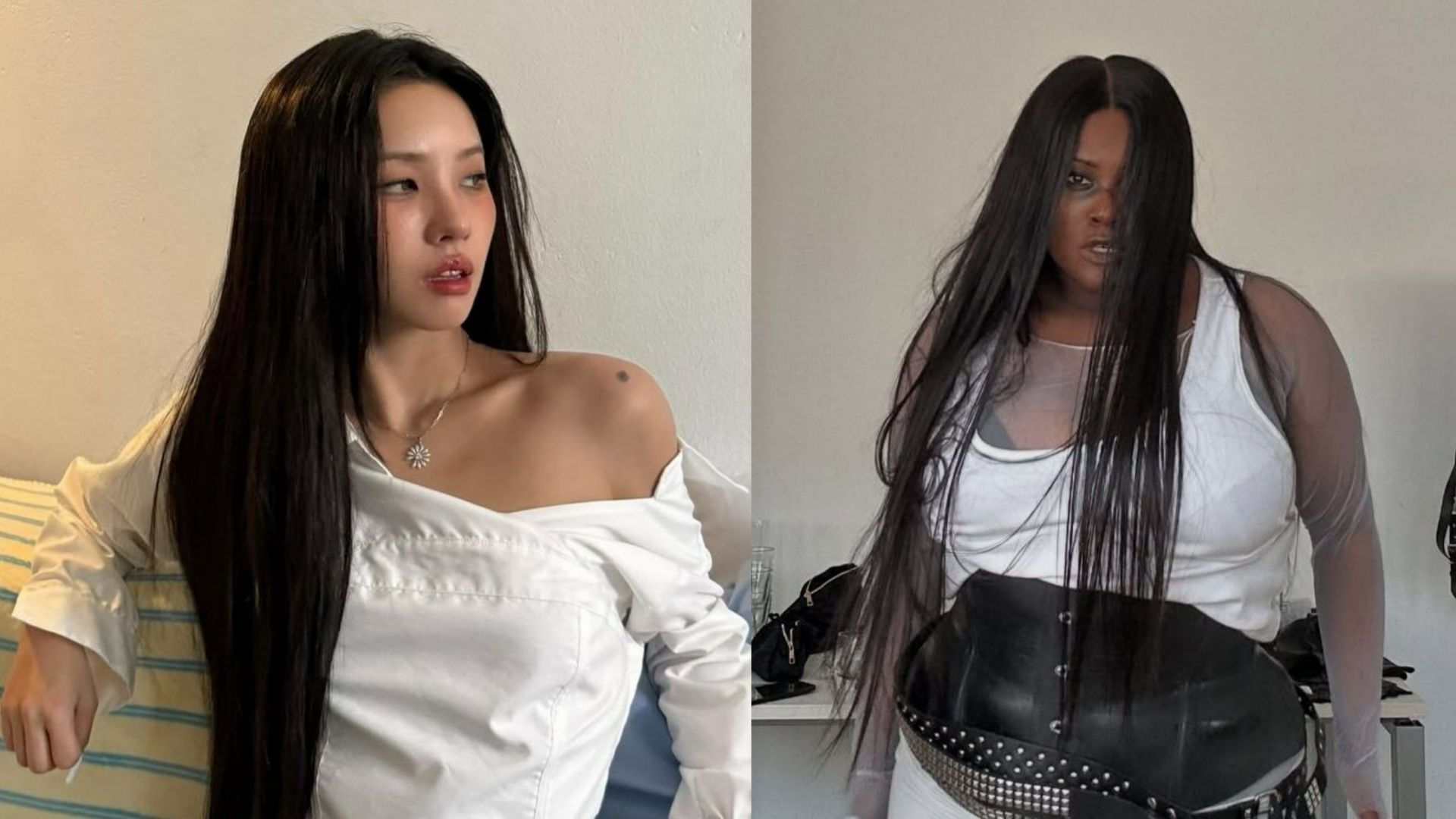 i-dle&#039;s Soyeon and Yseult (Image via Instagram/@tiny.pretty.j, @yseult)