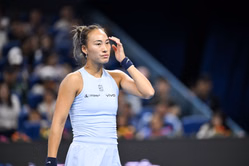 "The irony";"Guess she wasn't 'strong enough'" - Fans ridicule Zheng Qinwen for withdrawing from Wuhan Open after dismissing Iga Swiatek's complaints