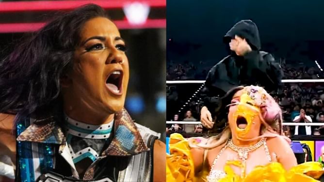 “You were literally so small and light”- AEW star sends a message to Bayley after their recent interaction