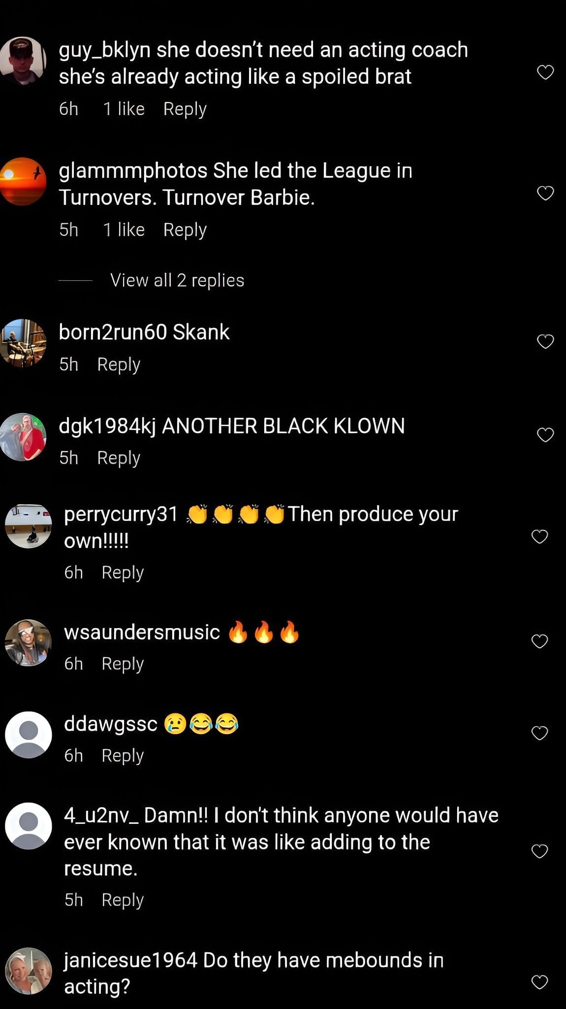 Comments on the post
