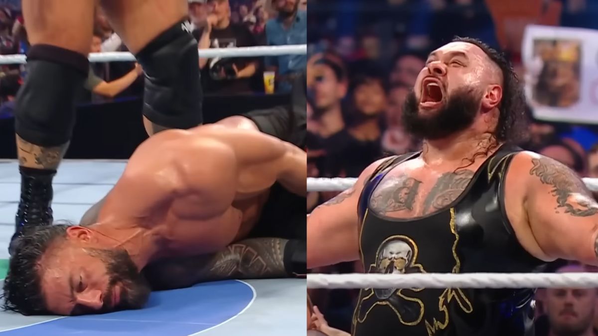 Roman Reigns (left), Bronson Reed (right) [Image via WWE YouTube]