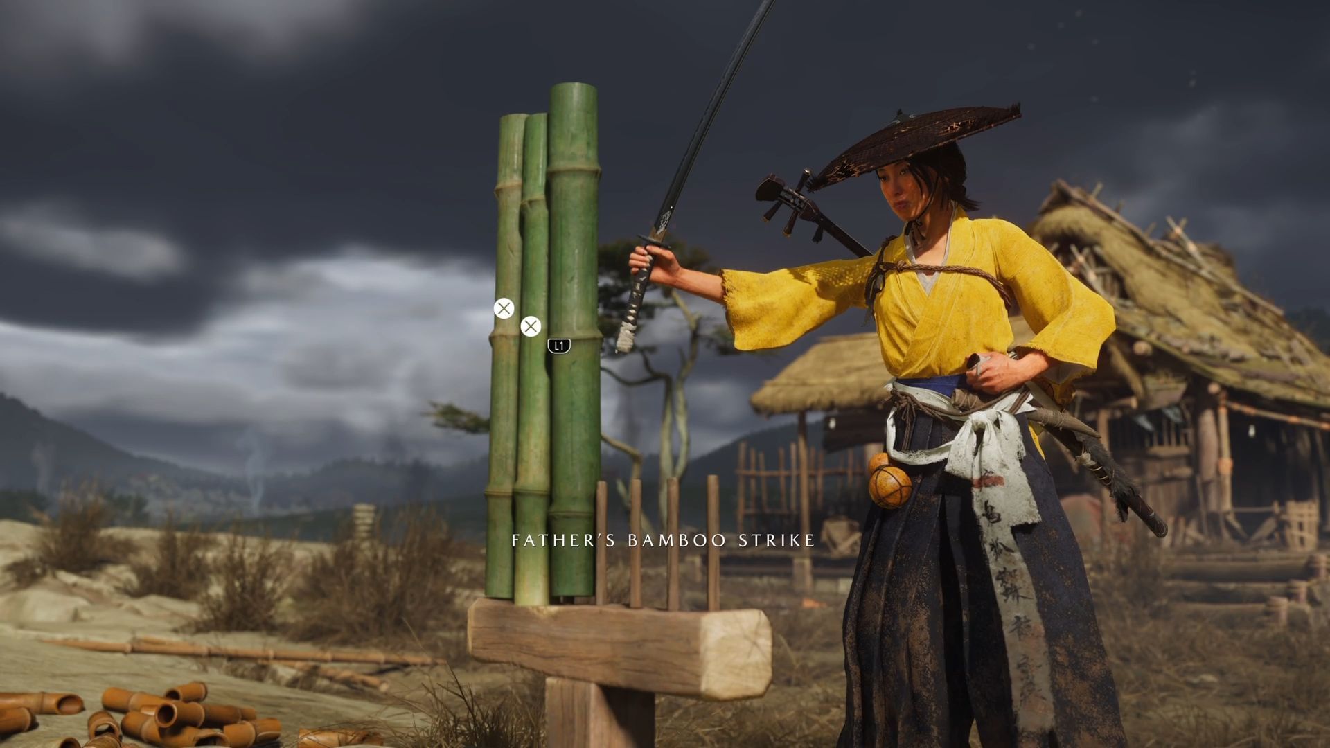 Bamboo Strikes in Ghost of Yotei (Image via SK Gaming || Sucker Punch)
