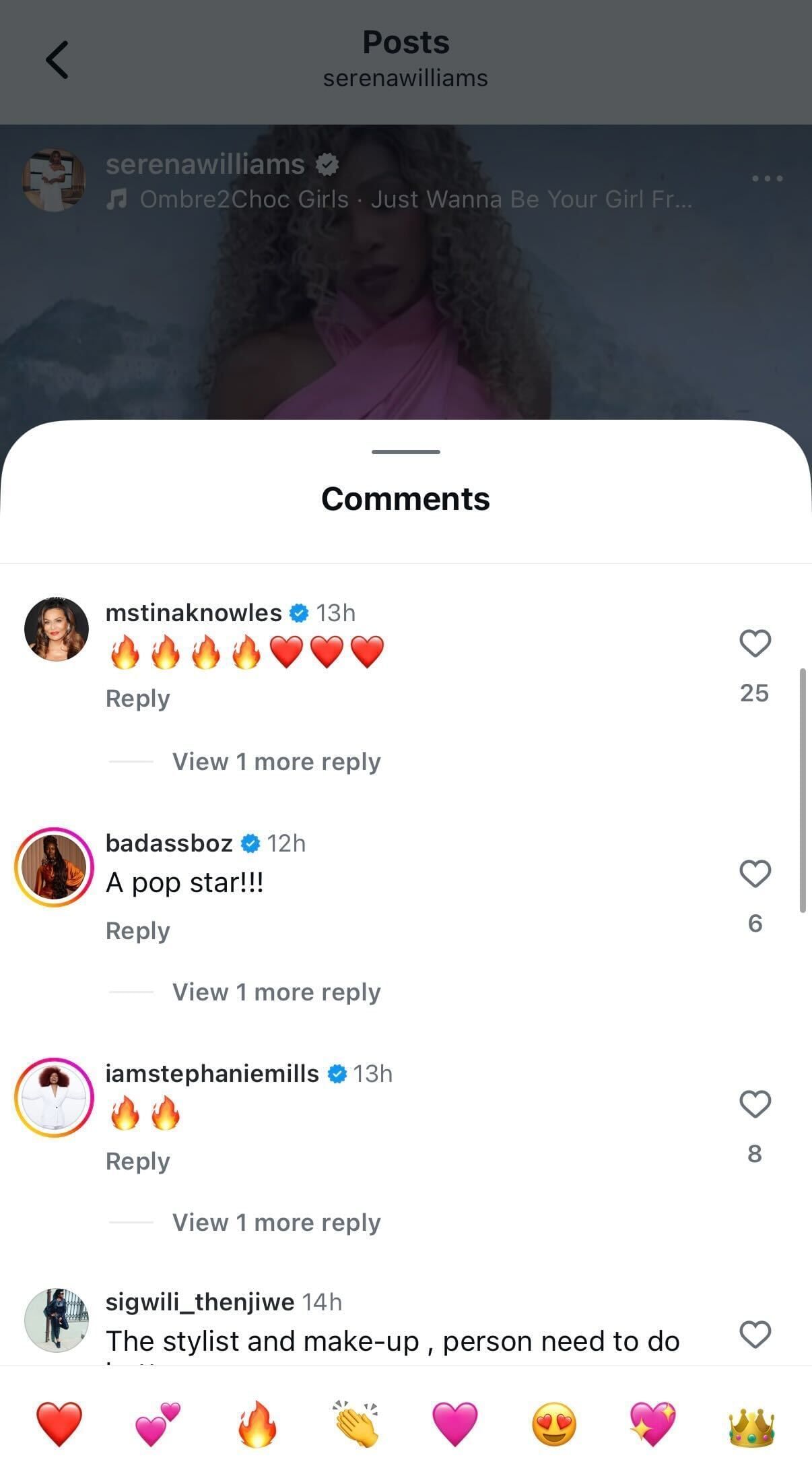 Comments section