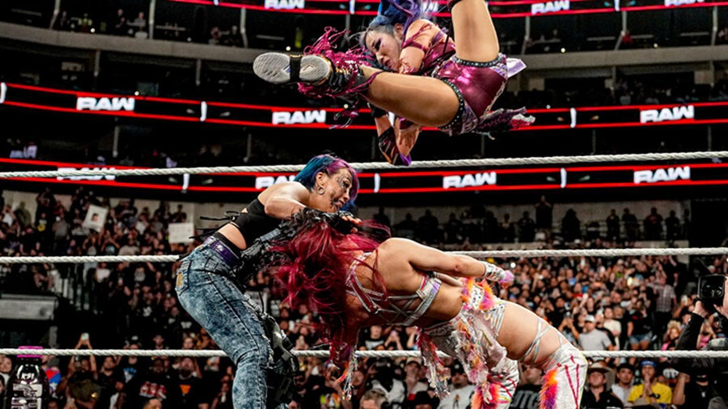 Kairi Sane was in no shape (image via WWE)