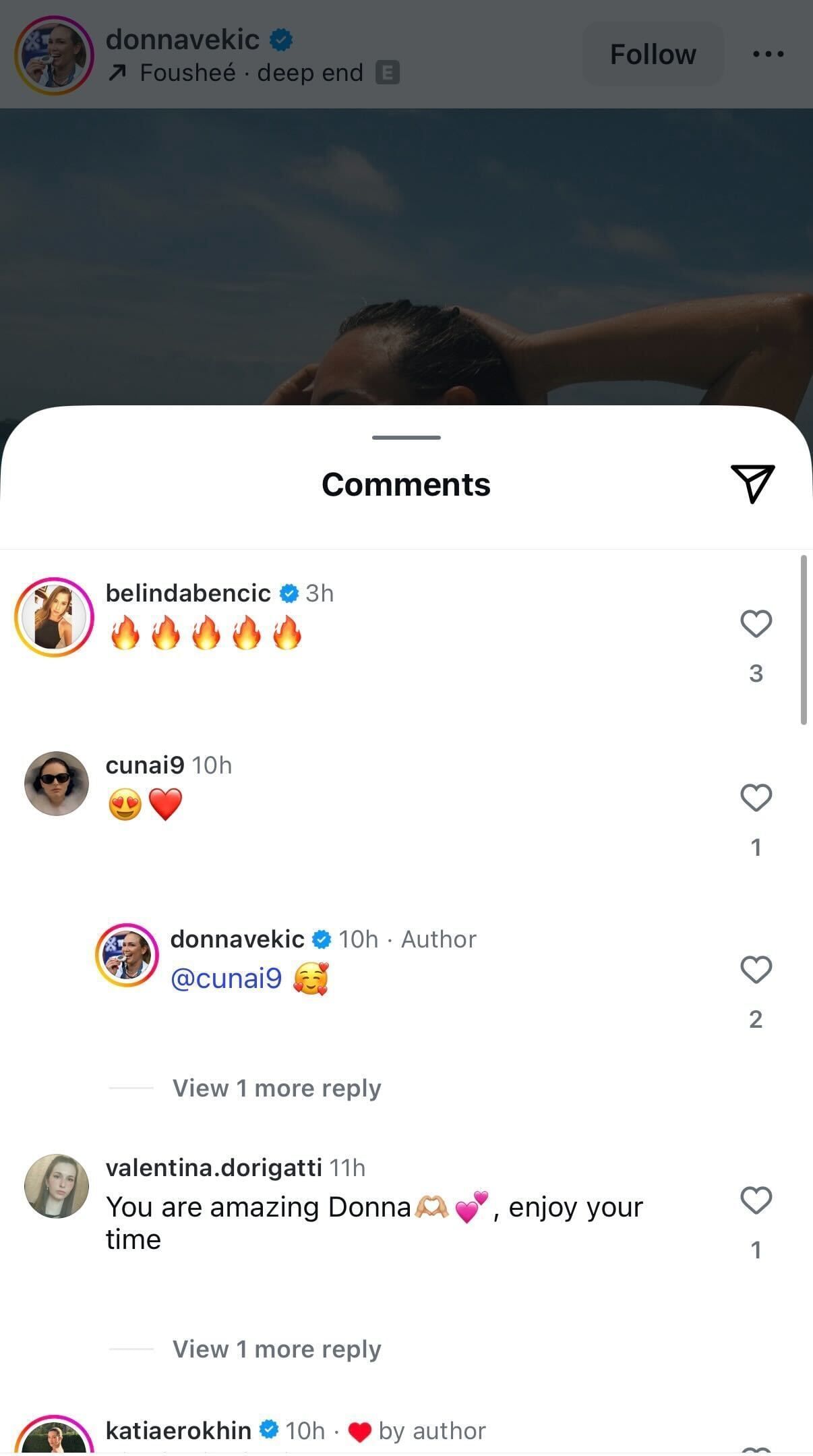 Comments section