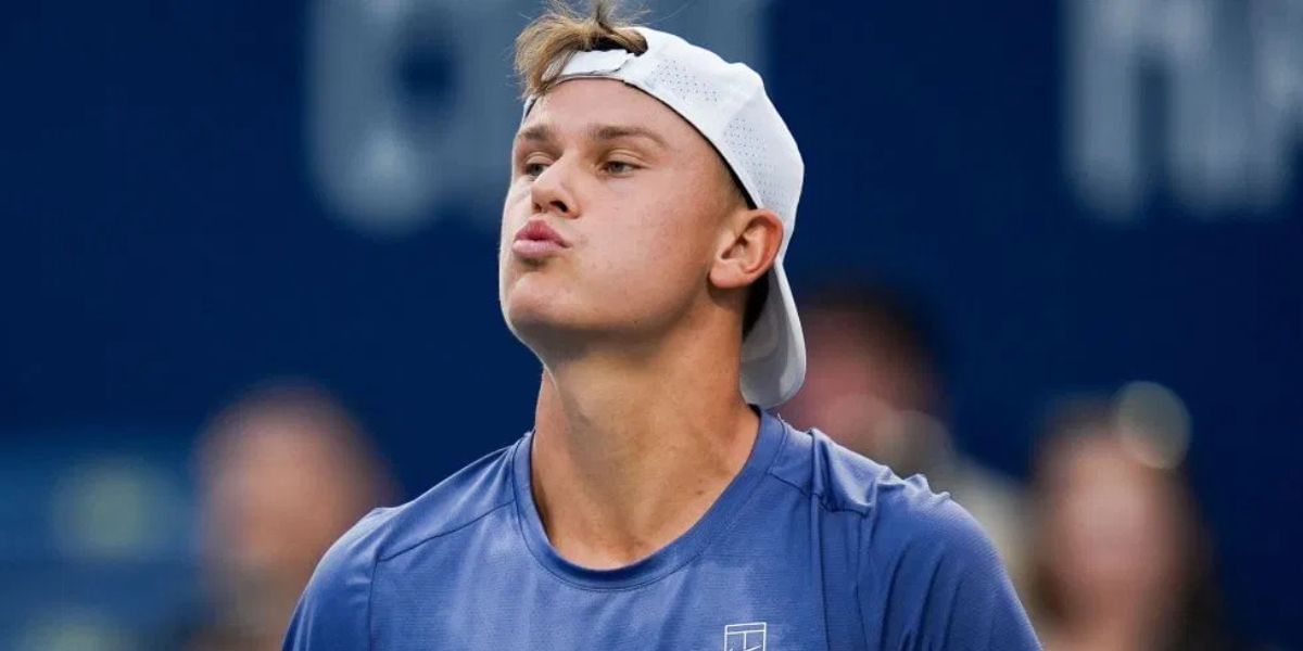 Holger Rune at the 2025 National Bank Open in Toronto (Source: Getty)
