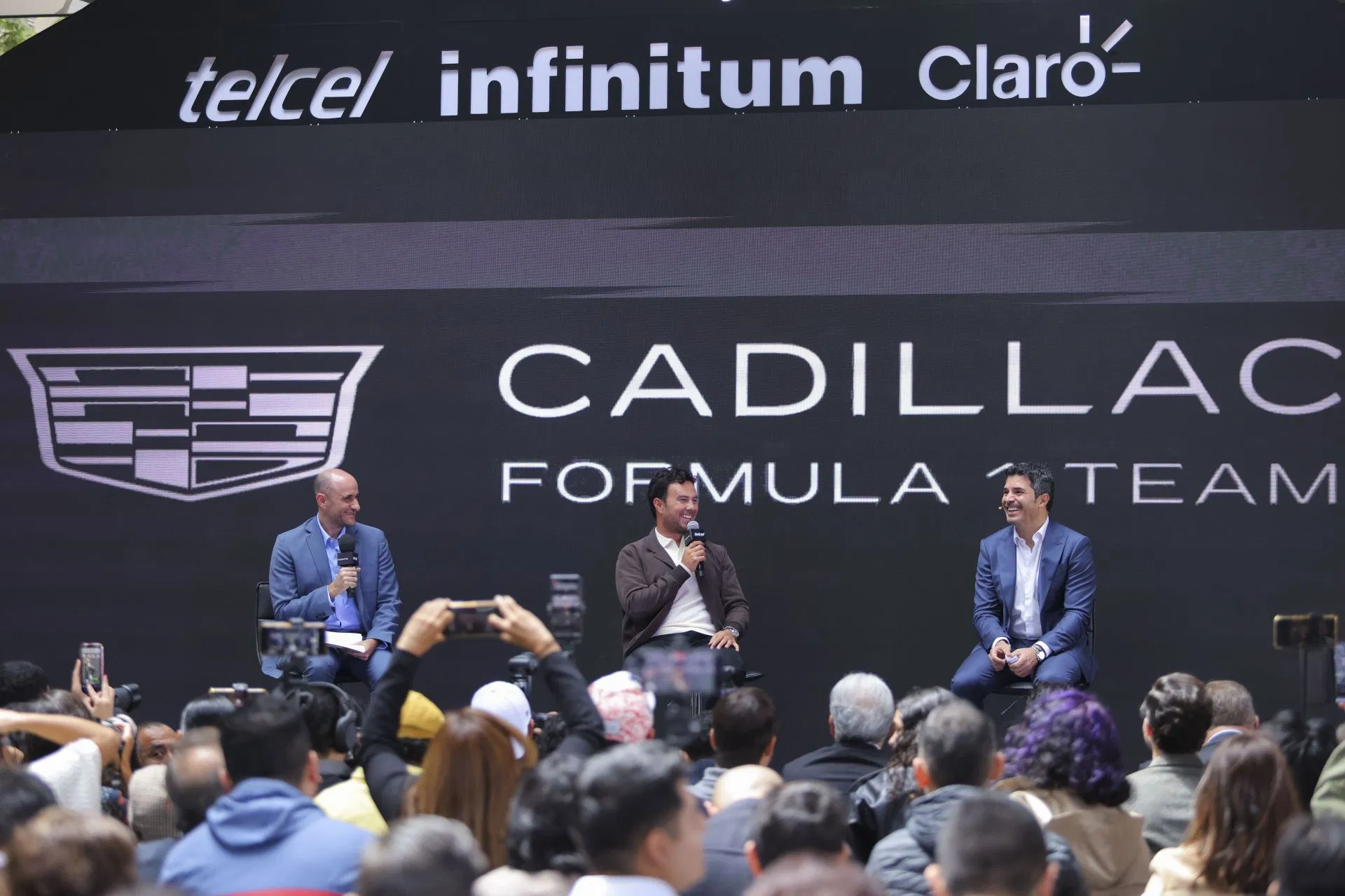 Sergio Perez Addresses The Media After Announcing His Return To Formula 1 - Source: Getty