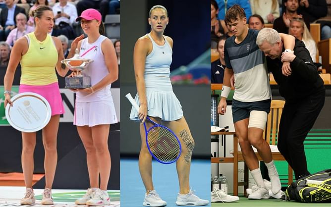 Tennis News Roundup: Marta Kostyuk sparks outrage after 'transphobic' comments on Iga Swiatek & Aryna Sabalenka; Holger Rune's mother furious at ATP after son's horror injury
