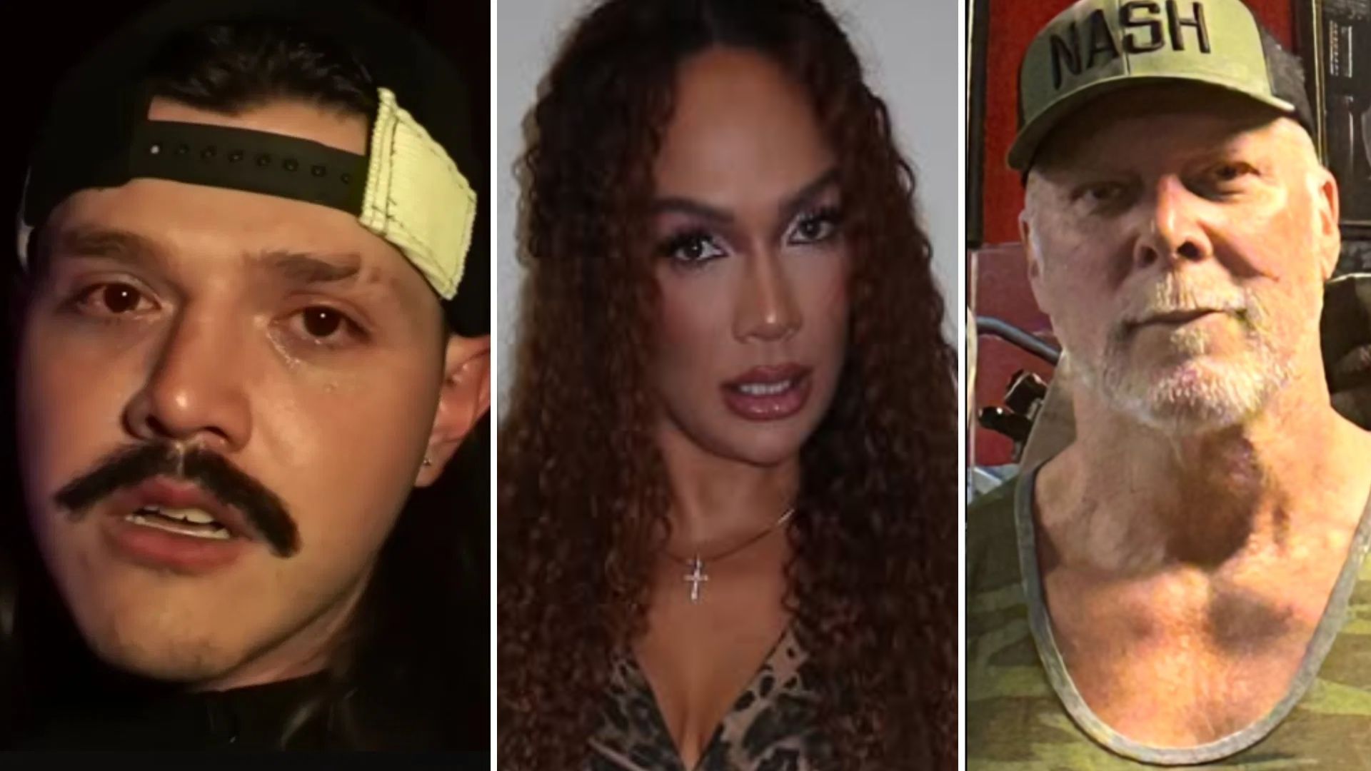 Dominik Mysterio (left), Nia Jax (middle), Kevin Nash (right) [Image credits: stars
