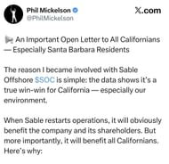 Mickelson’s tweet on X _ Image source: X/@PhilMickelson