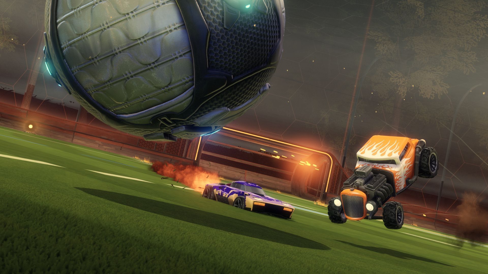 Exploring Rocket League server status (Image via Psyonix)