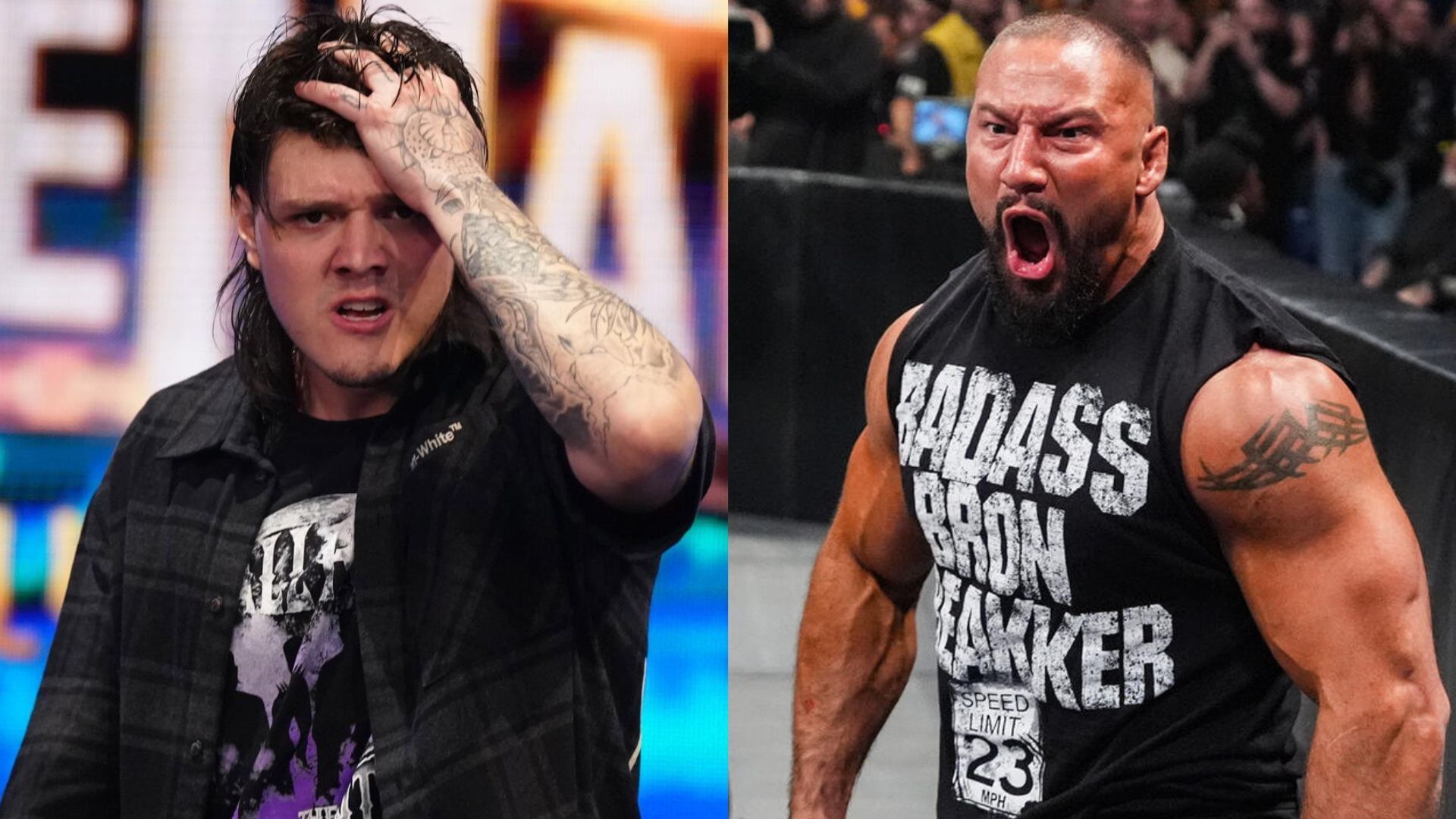 Dominik Mysterio and Bron Breakker! [Images from WWE.com]