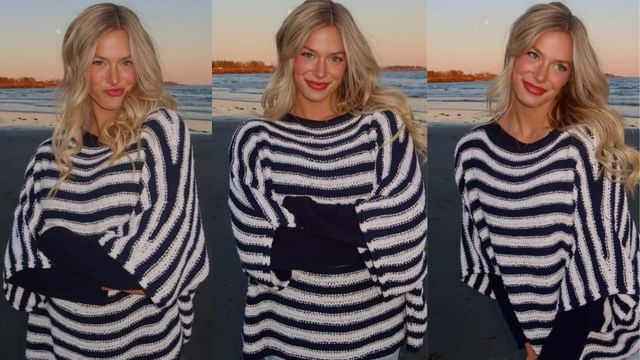 Anthony Volpe's girlfriend Elle Jowett turns heads at Yankee Stadium in a white crop top and blue jeans