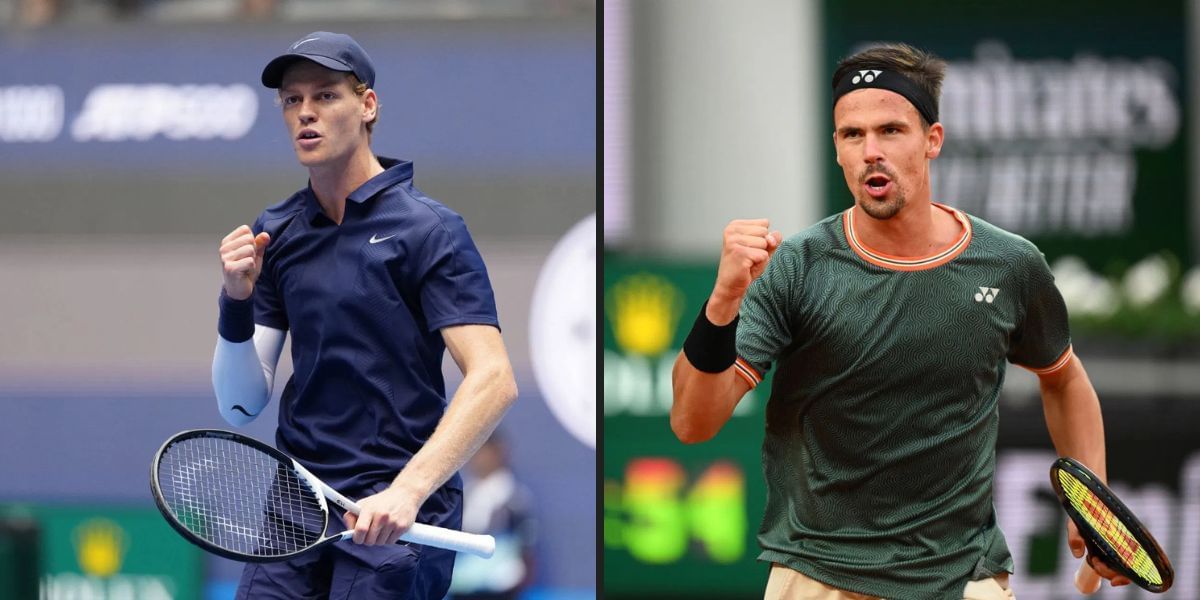 Jannik Sinner vs Daniel Altmaier is one of the second-round matches at the Shanghai Masters 2025. (Photos: Getty)