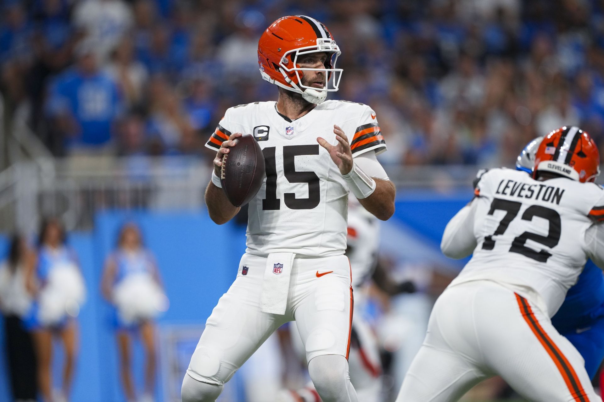 Joe Flacco at Cleveland Browns v Detroit Lions - Source: Getty