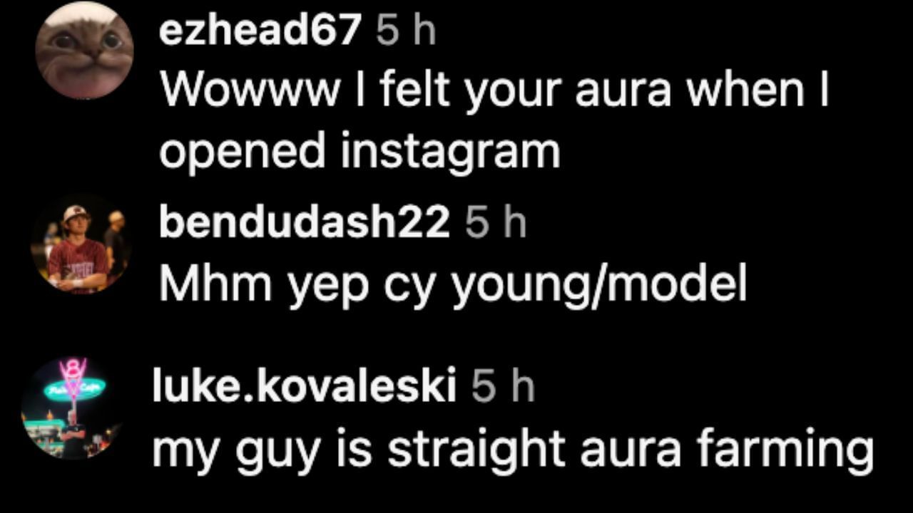 Screenshot of fans&#039; comments on Instagram (Image from - Instagram.com/@paulskenes)