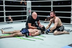 WATCH: Mansur Malachiev sleeps Jarred Brooks with north-south choke