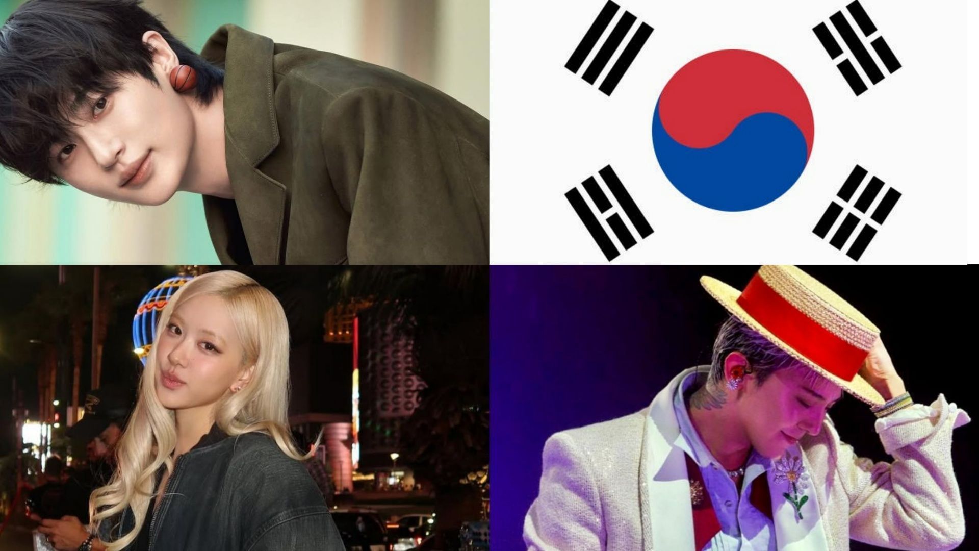 G- Dragon, BLACKPINK&rsquo;s Ros&eacute;, Byeon Woo-seok awarded with Prime Minister&rsquo;s Commendation (Image via Instagram/@xxxibgdrgn, @roses_are_rosie, @byeonwooseok)
