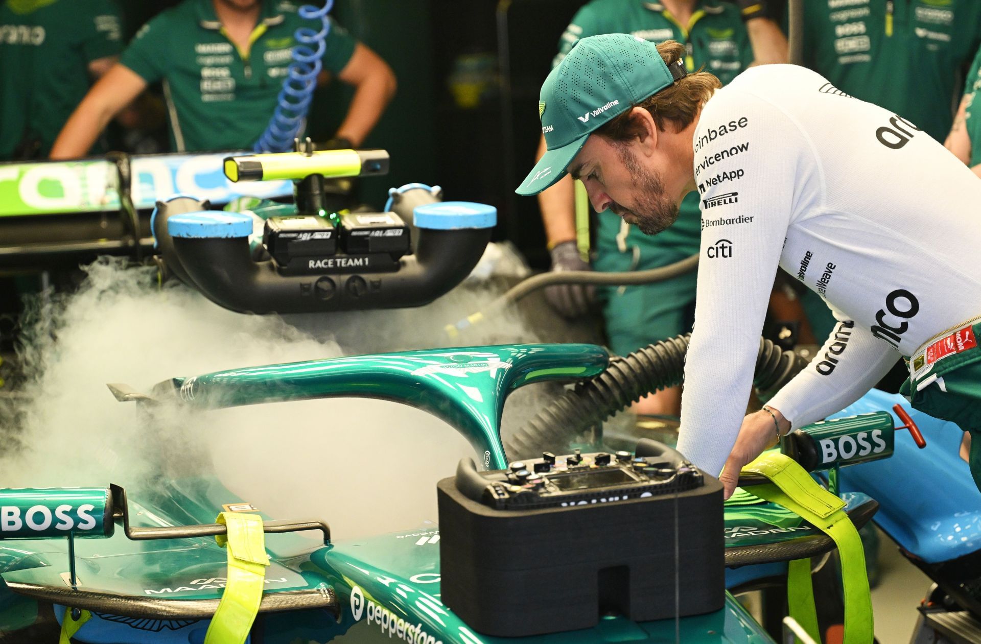 Fernando Alonso at the F1 Mexican Grand Prix - Practice - Source: Getty