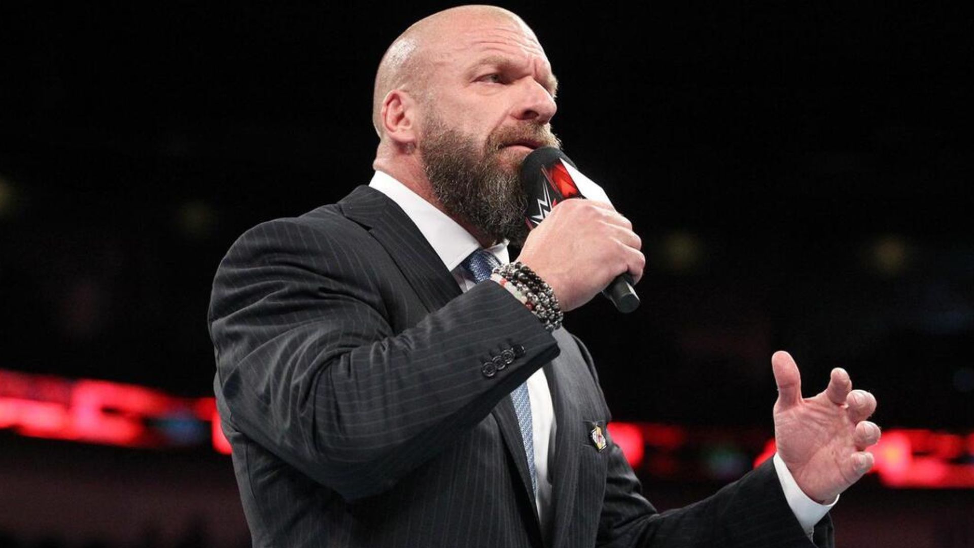 Triple H on RAW! [Image credit: WWE.com]