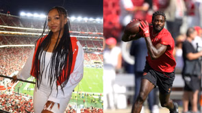 Brandon Aiyuk's wife shows off abs progress as 49ers star WR deals with knee injury