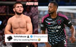 "This is gold" - Fans react to Khabib Nurmagomedov's hilarious banter with Manchester United icon Patrice Evra on video call