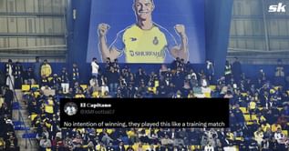 "Played this like a training match", "B team is so a**" - Fans slam Al-Nassr performance despite win against Goa in Cristiano Ronaldo's absence