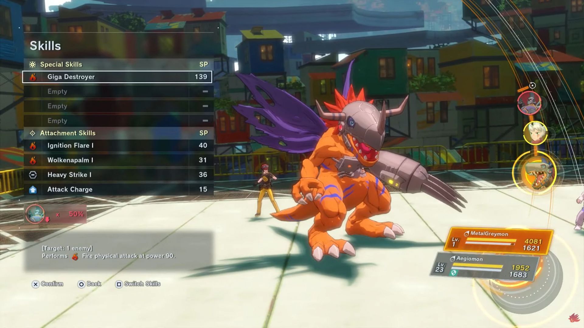 This monster has this skill by default after Digivolving (Image via Bandai Namco Entertainment | YouTube: ShadowShak)