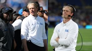 WATCH: UCLA OC Jerry Neuheisel & his wife go viral sharing adorable moment on sidelines after win vs. Penn State