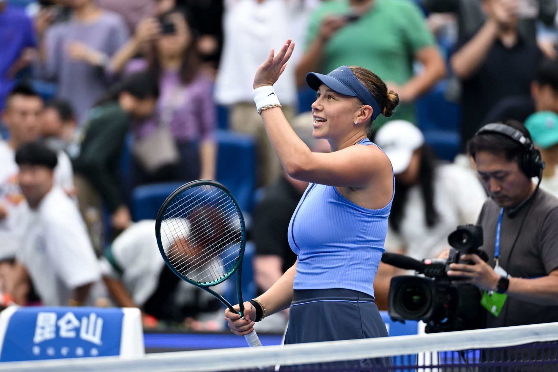 Anisimova at the 2025 China Open - Day 13 - Source: Getty