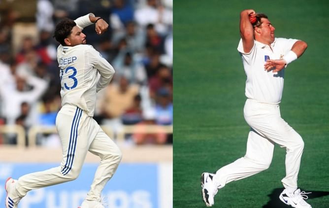 Kuldeep Yadav vs Shane Warne - comparing their stats after 15 Tests