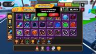 Items in the inventory (Image via Roblox)