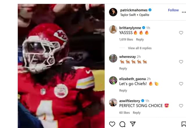 Brittany Mahomes' message for Taylor Swift getting tribute from husband Patrick/@patrickmahomes