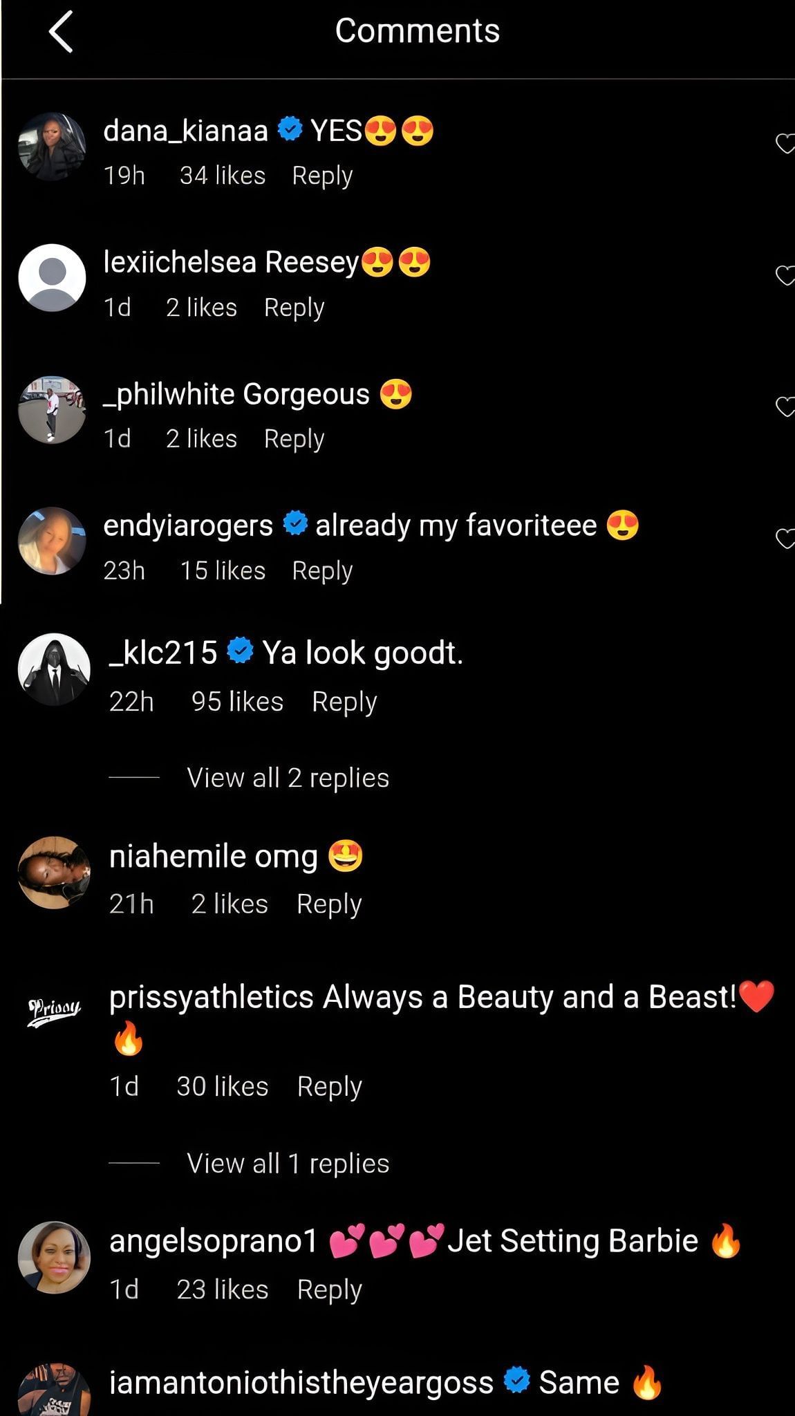 Comments on the post