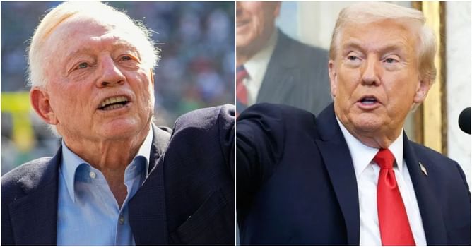 Jerry Jones' Cowboys catch wild strays in anti-Donald Trump protests at "No Kings" events before Commanders game