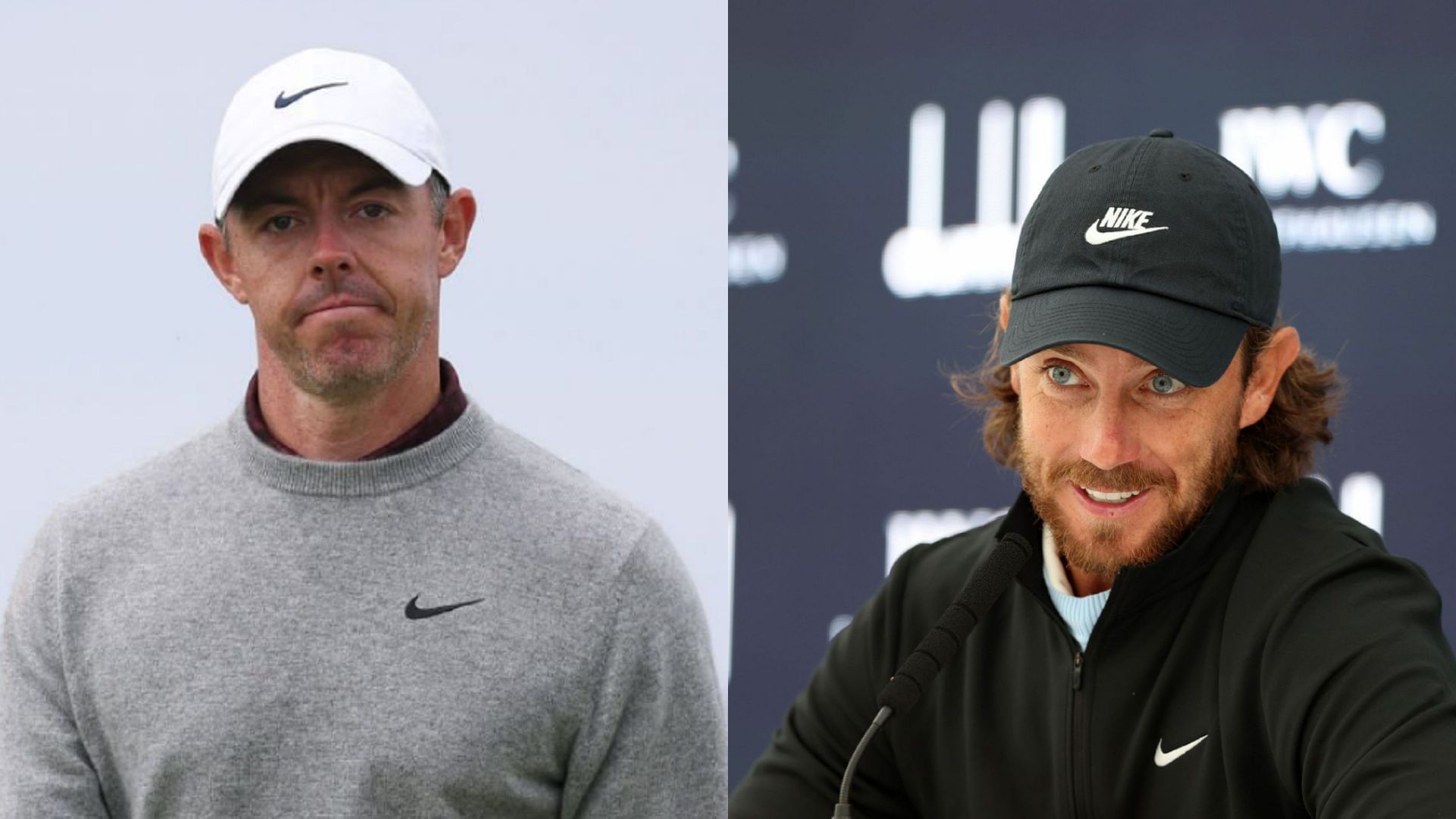 Rory McIlroy (on left) and Tommy Fleetwood (on right) / Source: Getty Images
