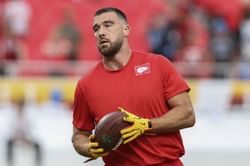 "I felt the ball hit the ground": Travis Kelce makes his feelings known on controversial dropped catch from Chiefs win over Lions in Week 6
