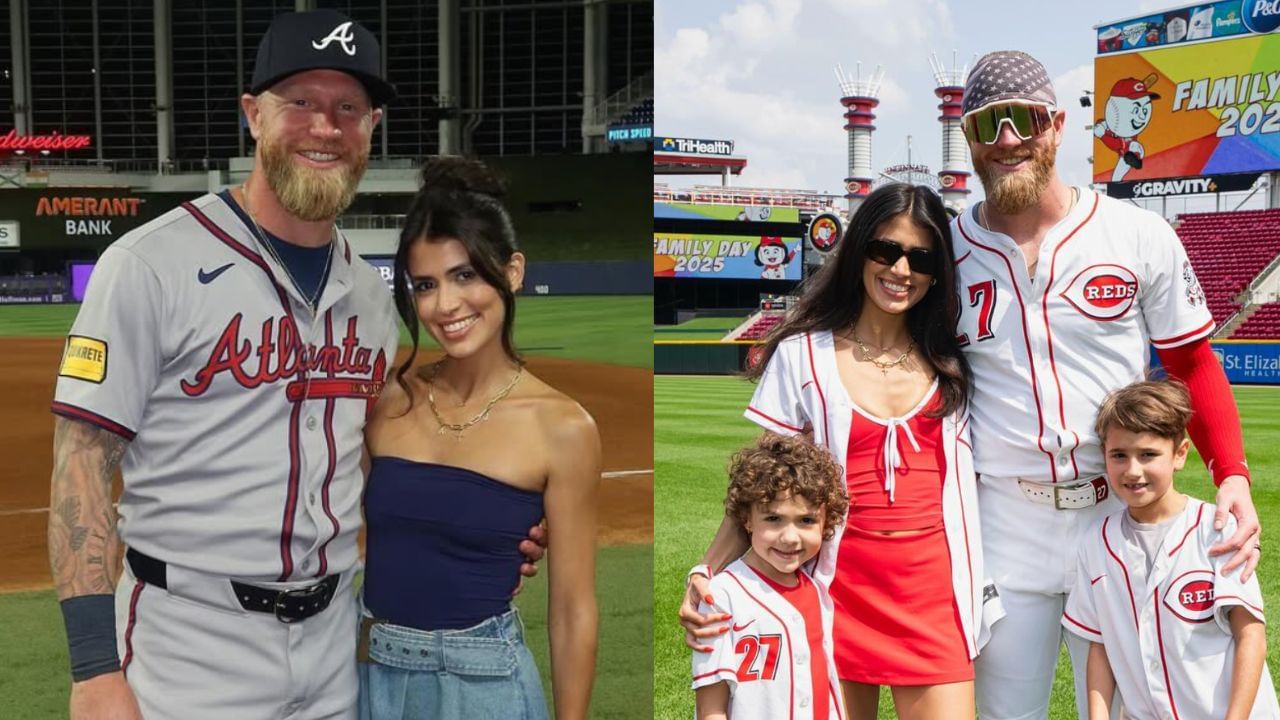 Jake Fraley with his family (Images from - Instagram.com/@angelicafraley)