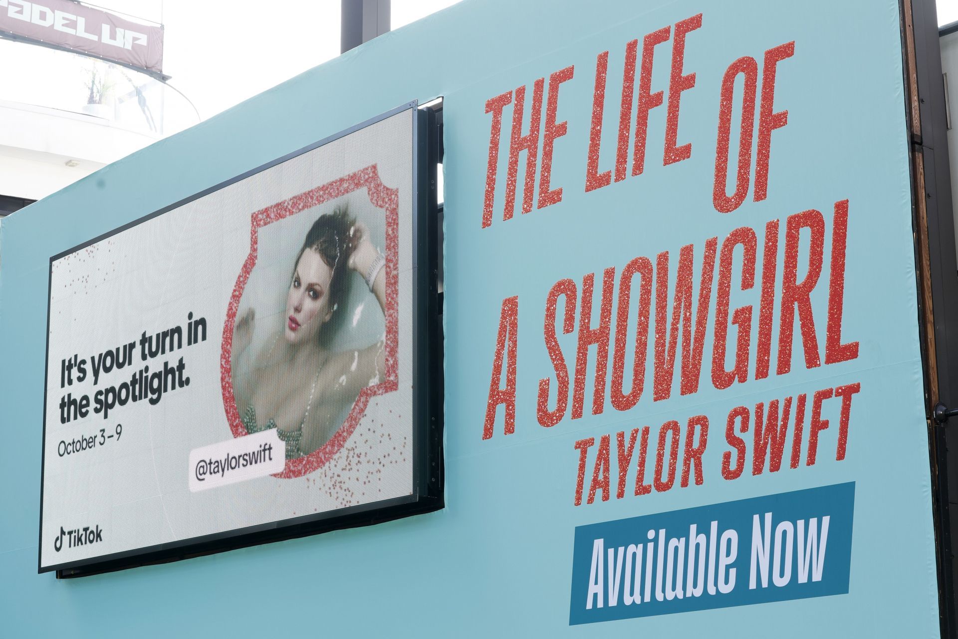 TikTok Debuts Taylor Swift Hub And Los Angeles Pop-Up To Celebrate Her New Album &quot;The Life Of A Showgirl&quot; - Source: Getty