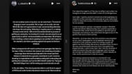 Huda Mustafa and Olandria Carthen Issue Statements Addressing the Livestream Incident (Image via Instagram stories)
