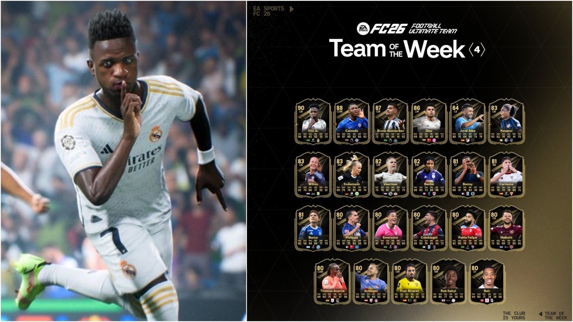 TOTW 4 is now live (Images via EA Sports/Sportskeeda Gaming)