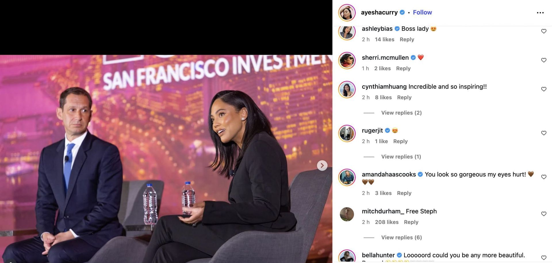 Instagram (@ayeshacurry)