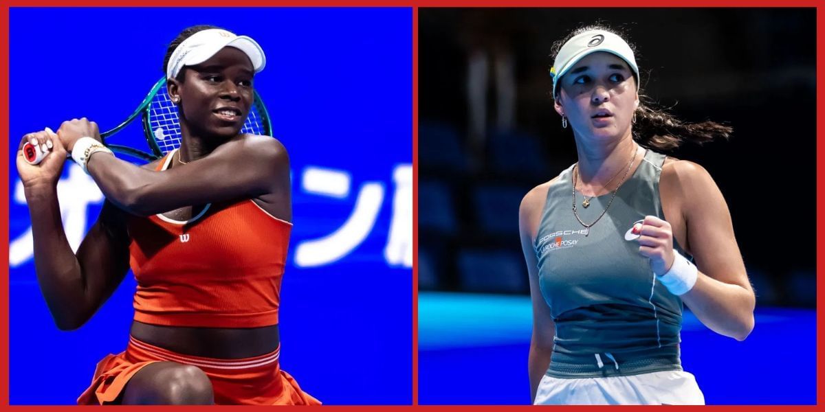 Victoria Mboko and Eva Lys (Source: Getty)