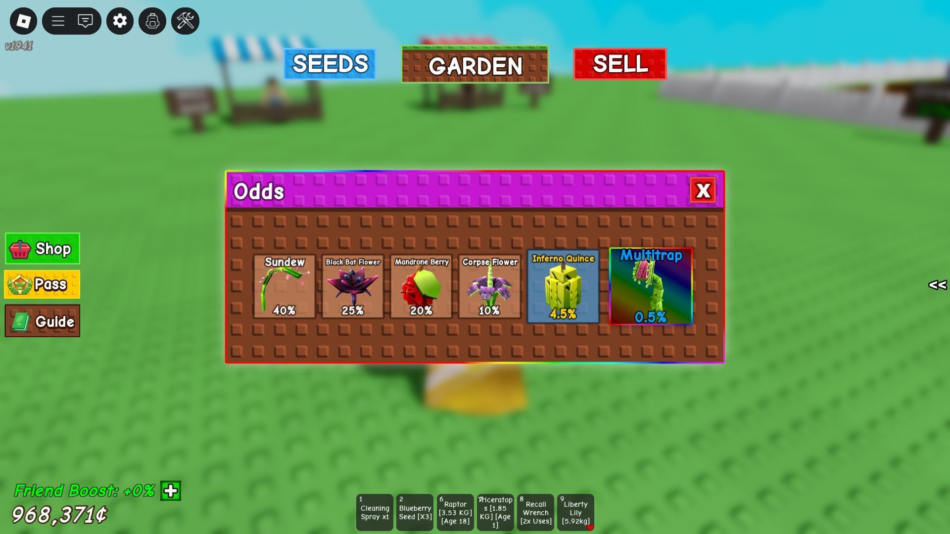 Mandrone Berry in the Prime Seed Pack (Image via Roblox)