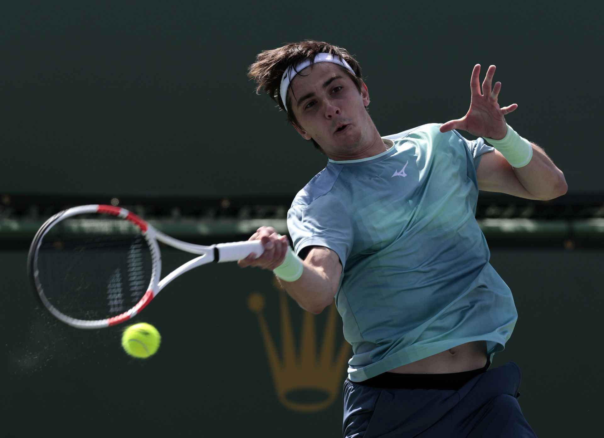 Alexander Shevchenko at the BNP Paribas Open 2025. (Photo: Getty)