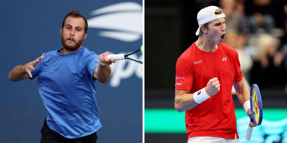 Hugo Gaston (L) vs Nicolai Budkov Kjaer (R) preview, (Source: Getty Images)