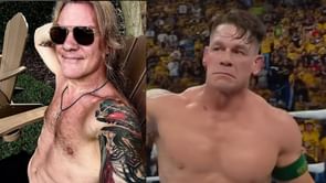 Chris Jericho finally reacts to John Cena paying him tribute at WWE Crown Jewel
