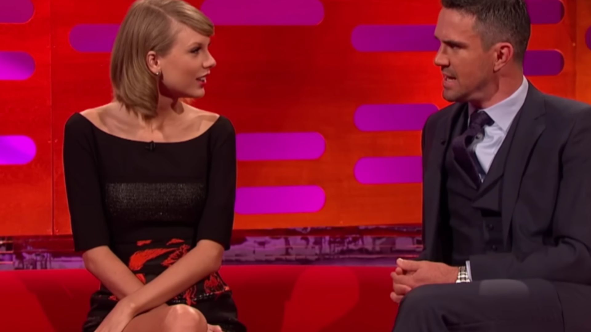 A still from a interview (Image via youtube/@ The Graham Norton Show)